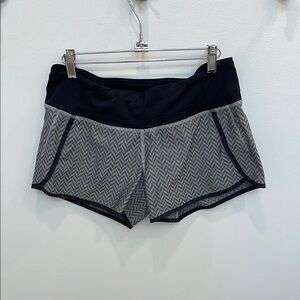 Lululemon Athletica Black and Gray Athletic Shorts